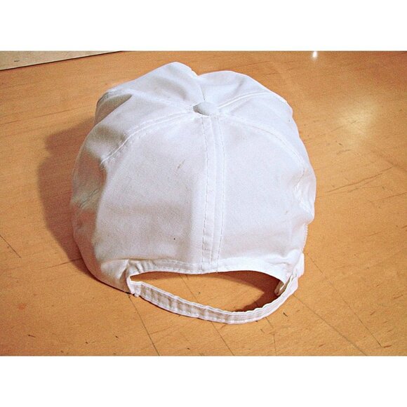 Vintage Perkin Elmer Adjustable Clip Back Baseball Cap Nissin Unisex Adult White - Picture 7 of 12